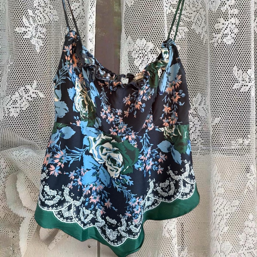 Free People Floral Camisole